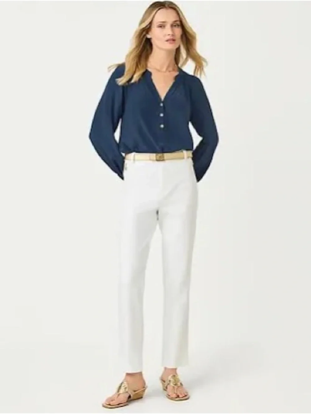 Cabo Straight-Leg high waist, skinny jeans.